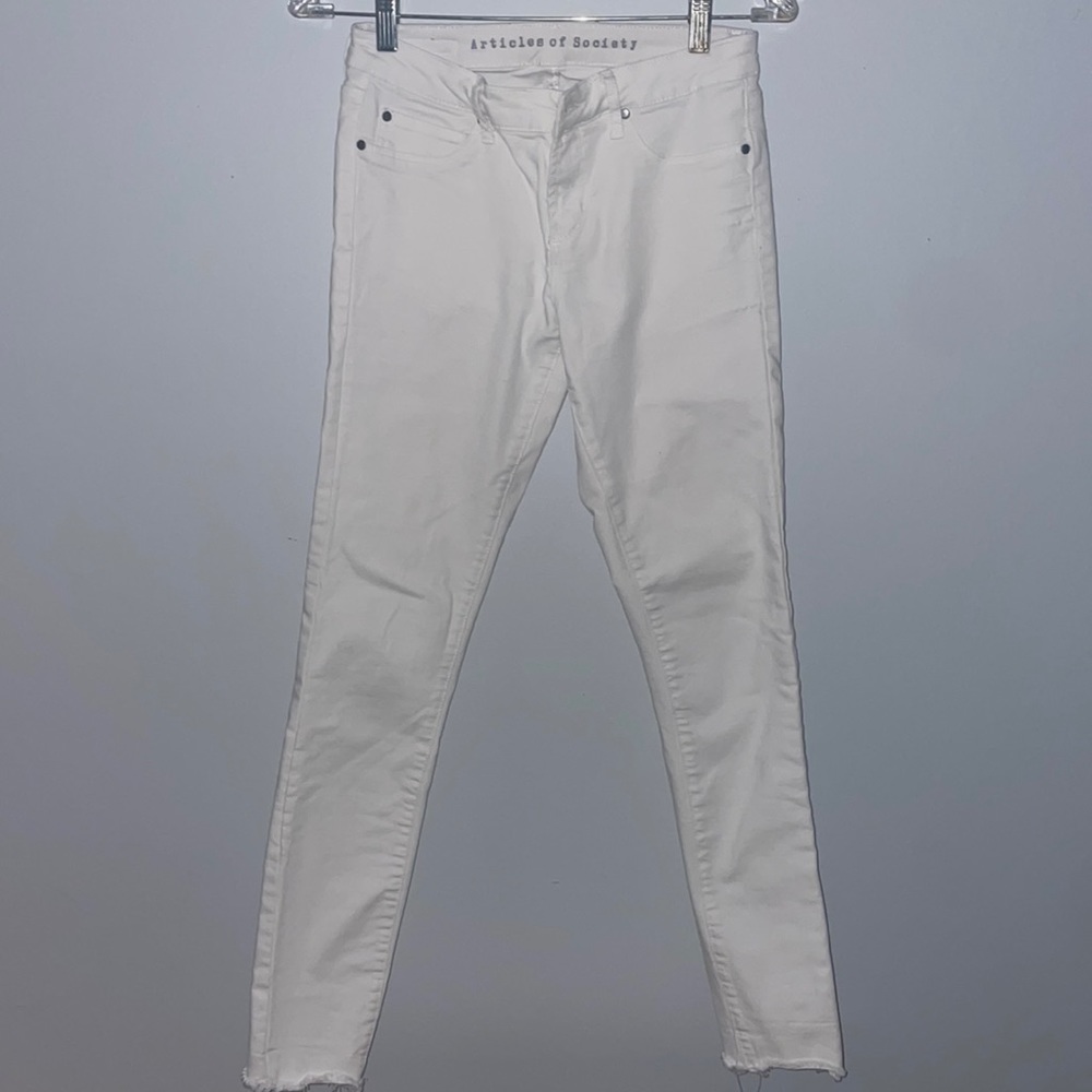 Articles of Society White Jeans